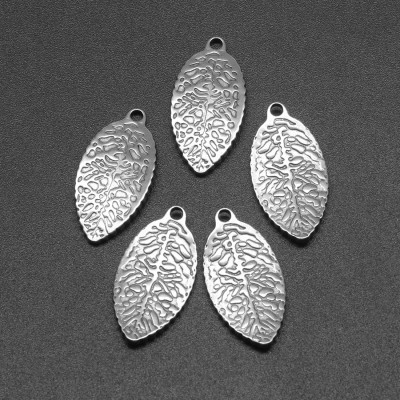 Surgical steel ticket pendant