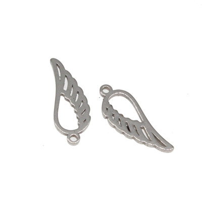 Pendant small angel wing made of surgical steel