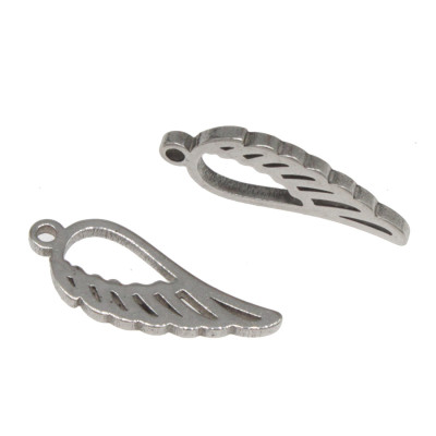 Pendant small angel wing made of surgical steel