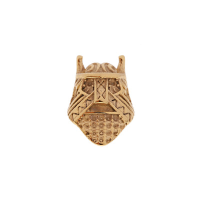 Korálek hlava rytíře tři barevné varianty chirurgická ocel