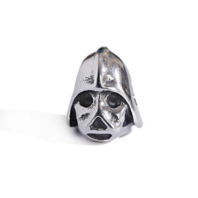 Bead helmet with surgical steel skull