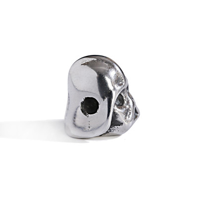 Bead helmet with surgical steel skull