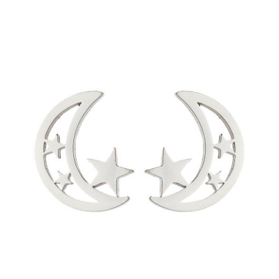 Marigold earrings with surgical steel star