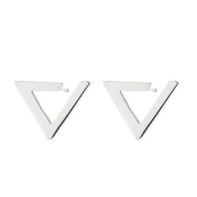 Surgical steel triangles earrings