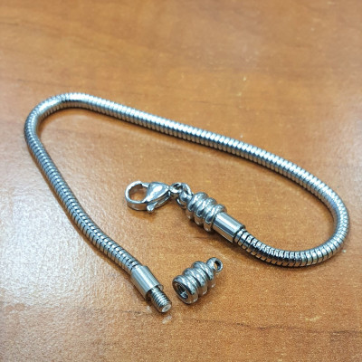 3,20mm decorative ending of surgical steel