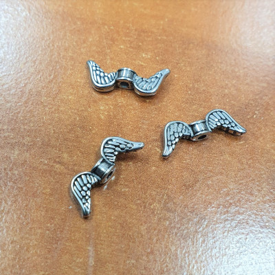 Surgical steel angel wings