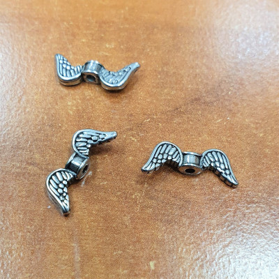 Surgical steel angel wings