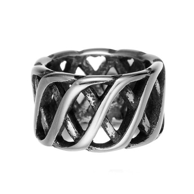 Bead cut grid surgical steel