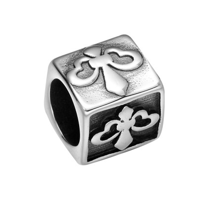 Bead with a large draw-through