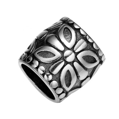 Surgical steel large bead