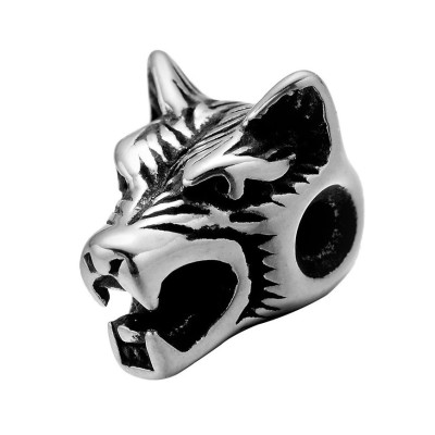 Bead head wolf of surgical steel