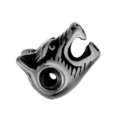 Bead head wolf of surgical steel