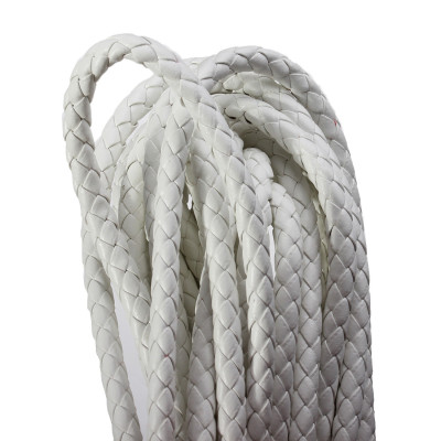 PU cord braided braided 6mm choice of color variants