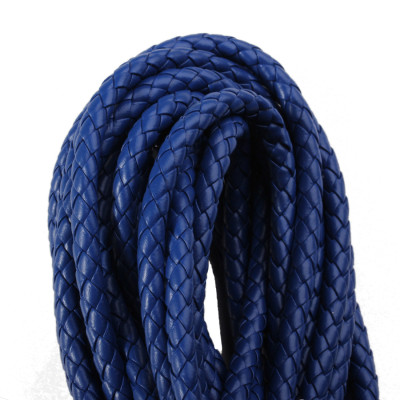 PU cord braided braided 6mm choice of color variants