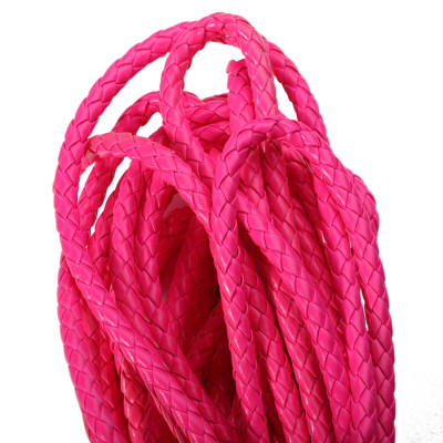 PU cord braided braided 6mm choice of color variants