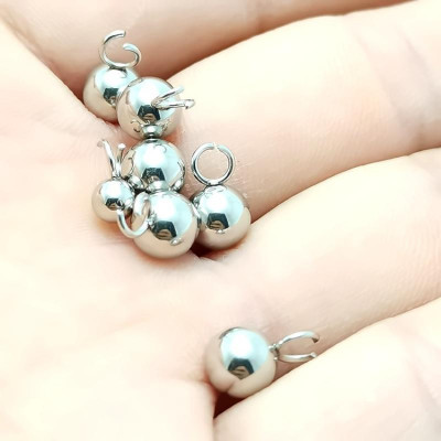 Přívěsek kulička 4mm z chirurgické oceli