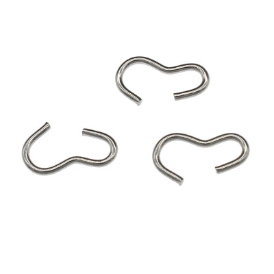 Spojovací oválek z chirurgické oceli větší 11 x 6mm