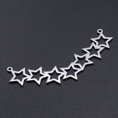 Surgical steel star connector