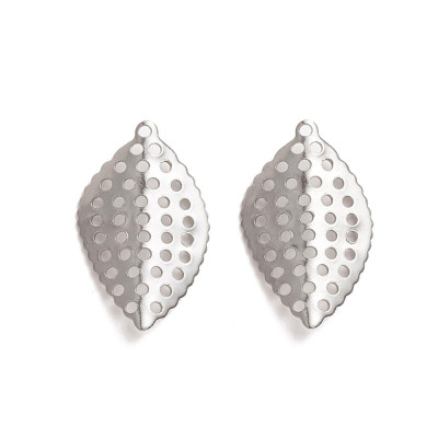 Pendant ticket punched surgical steel