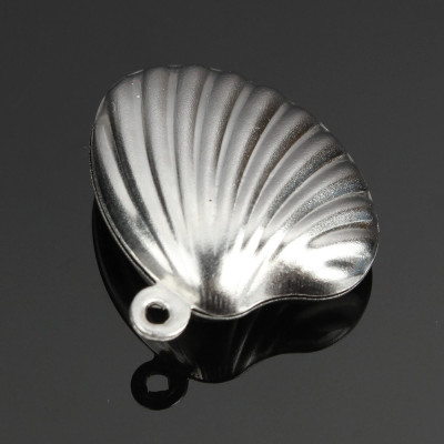 Surgical steel shell pendant