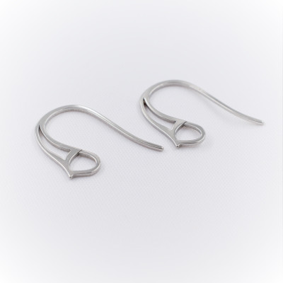 316 Stainless Steel Hook Earwire DIY original color