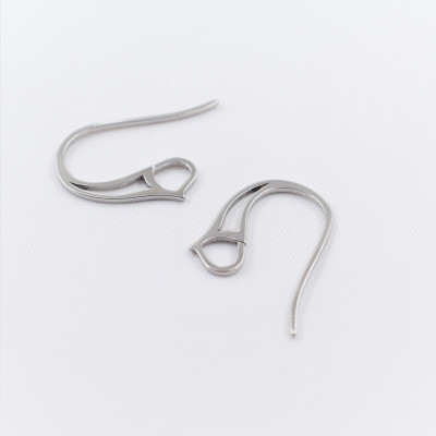 316 Stainless Steel Hook Earwire DIY original color