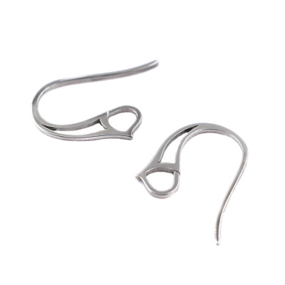 316 Stainless Steel Hook Earwire DIY original color
