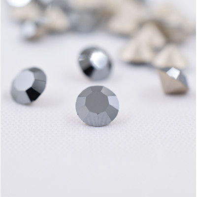 Preciosa SS24 Jet hematite chatons