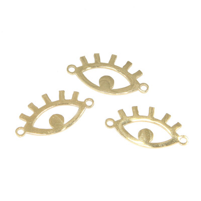 Eye connector two color combination surgical steel