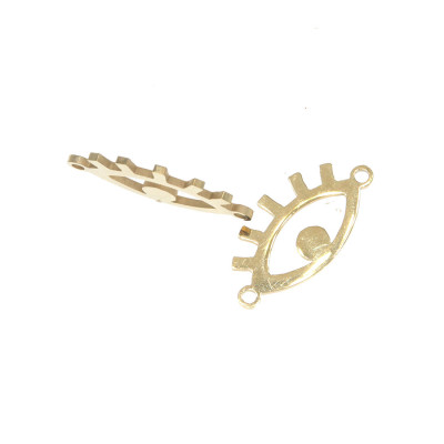 Eye connector two color combination surgical steel