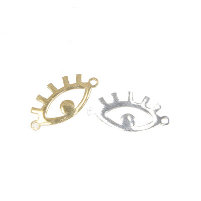 Eye connector two color combination surgical steel