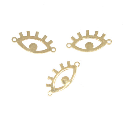 Eye connector two color combination surgical steel