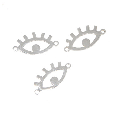 Eye connector two color combination surgical steel