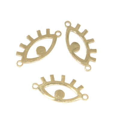 Eye connector two color combination surgical steel