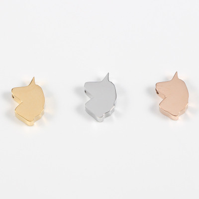 Korálek s malým průvlekem jednorožec chirurgická ocel 3 barevné varianty