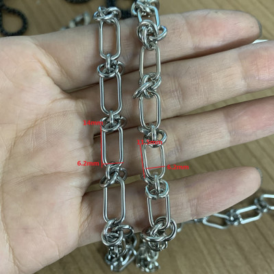 Řetízkovina Paperclip s mezikroužky – chirurgická ocel 304