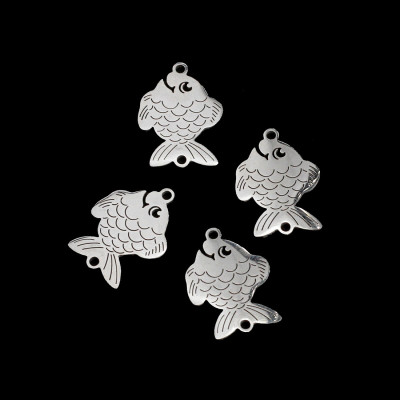 Cap connector two color variants surgical steel