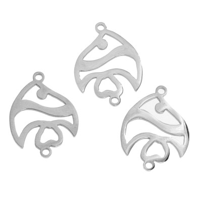 Aquarium fish connector two color combination surgical steel