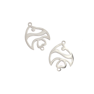 Aquarium fish connector two color combination surgical steel