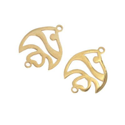 Aquarium fish connector two color combination surgical steel