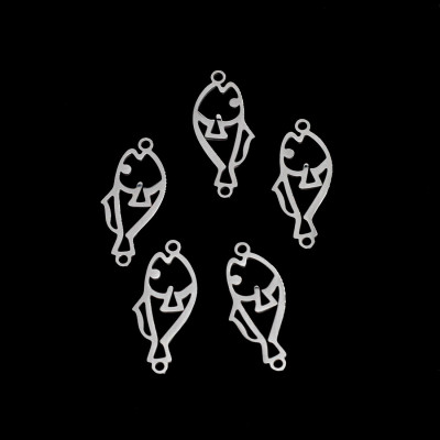 Konektor rybka dvě barevné vrianty chirurgická ocel