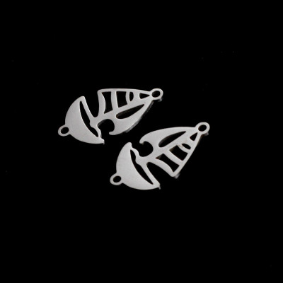 Sailboat connector two color vents surgical steel