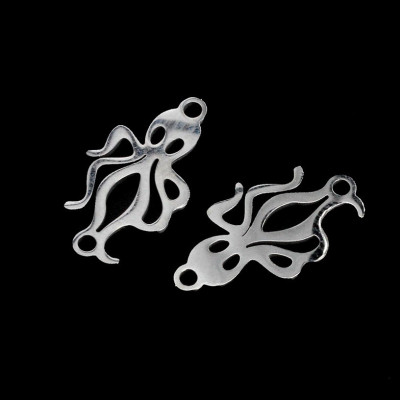 Octopus connector two color variants surgical steel