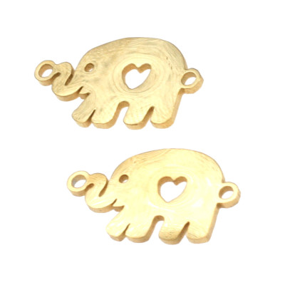 Elephant connector two color variants of surgical steel