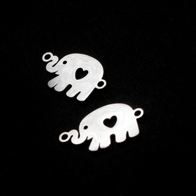 Elephant connector two color variants of surgical steel