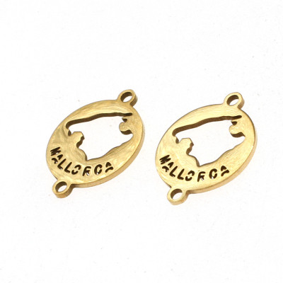 Connector Mallorca two color variants surgical steel