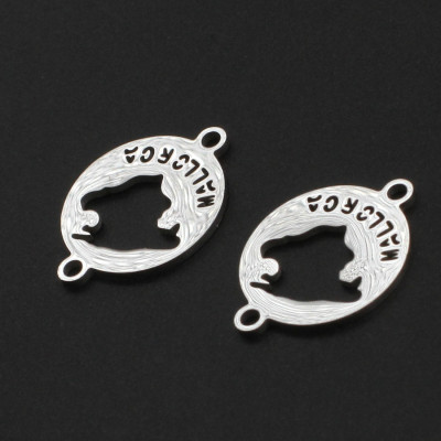 Connector Mallorca two color variants surgical steel