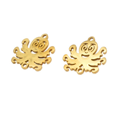 Octopus connector two color variants surgical steel