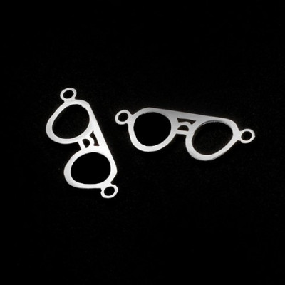 Connector glasses two color variants of surgical steel