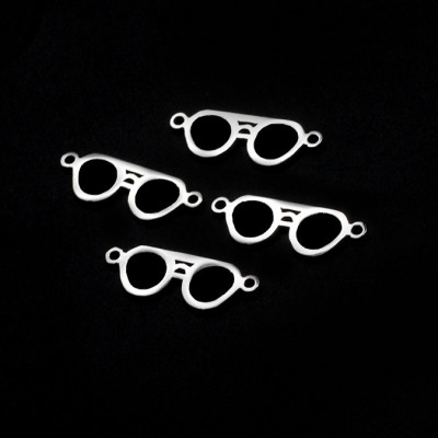 Connector glasses two color variants of surgical steel